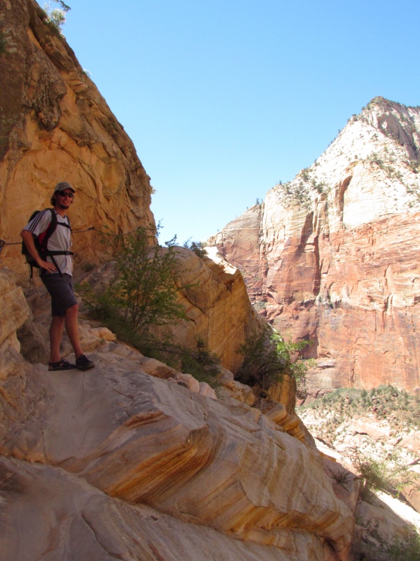 Chris and I on the Hidden Canyon Trail